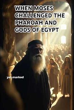 When Moses Challenged Pharaoh and the gods of Egypt