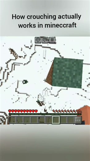 crouching in minecraft