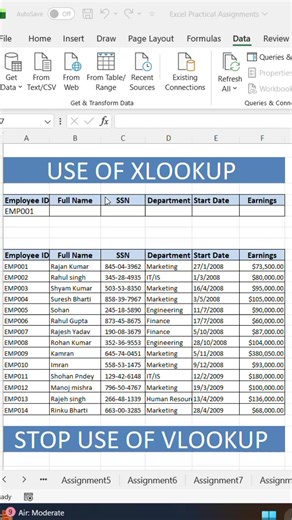 5K views · 42 reactions | Excel Ka Sabse Powerful Formula  | XLOOKUP...
