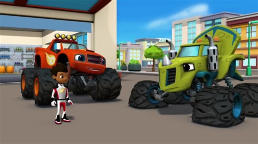 کارتون بلیز و ماشین های غول پیکر _ bouncing tires