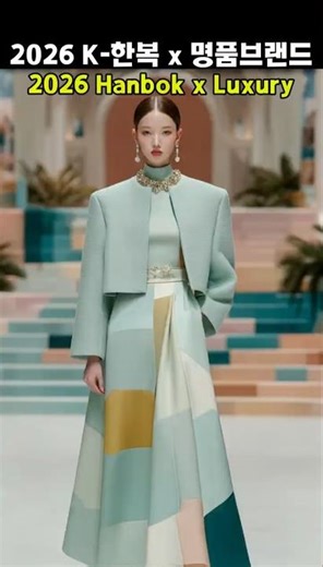 2026시즌 K-한복 x 명품브랜드 콜라보 패션쇼 #명품 #한복 #fashion