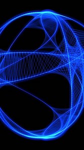 Stunning and Dynamic Blue Waveform Patterns That Captivate the Eye and Feel Alive