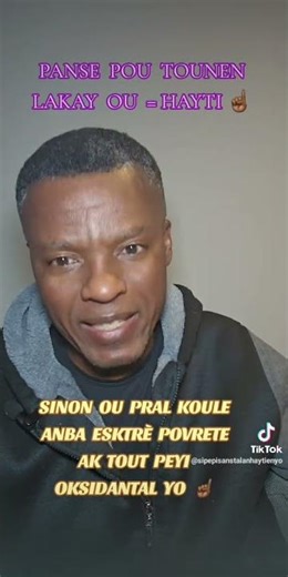 RAPID RAPID , PANSE TOUNEN LAKAY OU HAYTIEN 🤴🏾👸🏾 , SINON ...