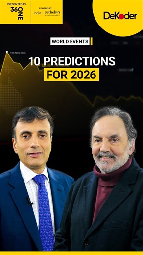 DeKoder on Instagram: "2026’s roadmap just dropped! This conversation goes beyond forecasts and headlines - into the real forces shaping the global economy and India’s role in it. If you want clarity on what lies ahead, start here. Presented by @official360one and Powered by @indiasothebysrealty Watch the full breakdown on DeKoder! #Top10Trends2026 #DeKoder #GlobalTrends #India2026 #GlobalEconomy"