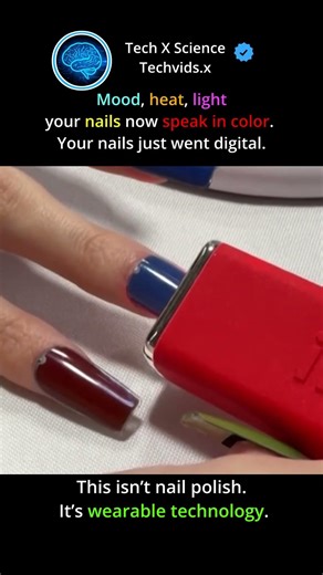 Mood detected 🧠Color changed 🌈Nails upgraded 💅⚡