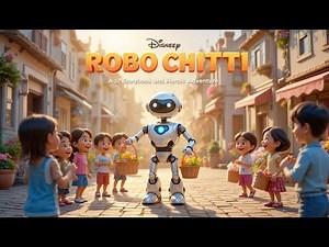 ROBO CHITTI 🤖💖 | 3D STORYBOOK OF KINDNESS AND HEROIC ADVENTURE FOR KIDS