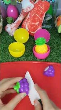 Satisfying Velcro Cutting ASMR 🍍🍇 Fruit Pop Sounds