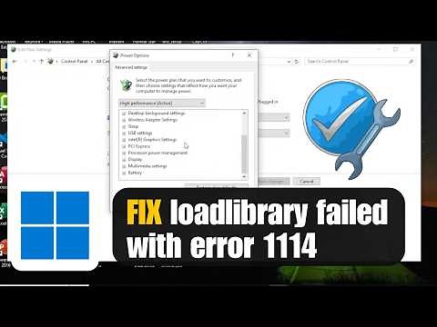 FIX loadlibrary failed with error 1114 a dynamic link library (dll) initialization