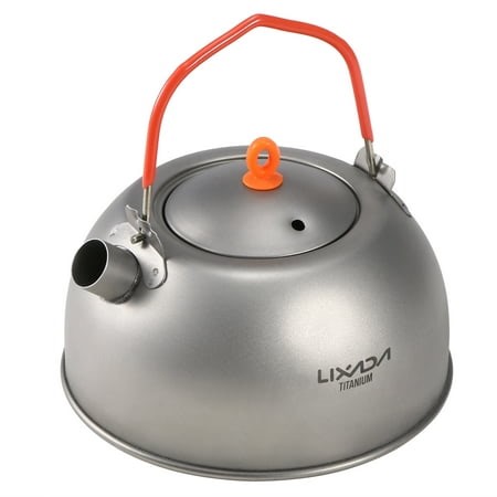 Lixada 600ml Titanium Tea Kettle for Boiling Water Coffee Tea Pot for Outdoor Camping Hiking - Walmart.ca