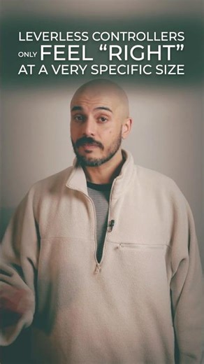 Leverless Controller Size, The Sweet Spot for Comfort and Consistent Inputs