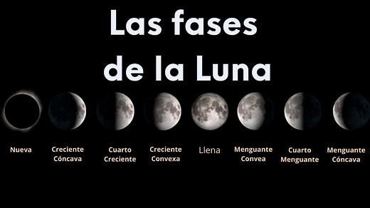Las 8 FASES de la Luna: Aprende TODO sobre el ciclo lunar