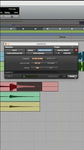 How to create Tape Start and Tape Stop effects with Pro Tools