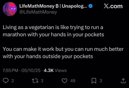 Life Math Money on Instagram: "Eat what is meant to eat."