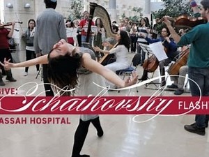 Jerusalem Academy of Music and Dance: Tchaikovsky Flashwaltz at Hadassah Hospital • Ads of the World™ | Part of The Clio Network