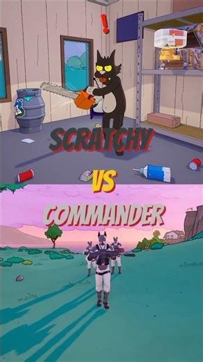 Scratchy Vs Commander! #shorts #fortnite