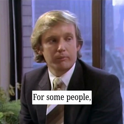 Donald Trump on why he didn't want to be President in 1980:In a fascinating interview with Rona Barrett, a 34-year-old Donald Trump is asked if he would ever want to be President of the United States.His answer might surprise you:"I really don't believe I would, Rona. But I would like to see somebody as the president who could do the job."Trump explains why the most capable people stay away from politics:"Most men are frightened of politics today… The most capable people are not necessarily runn