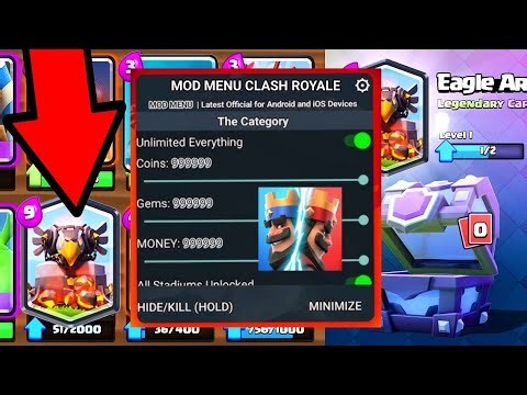 MOD CLASH ROYALE 2026 GEMAS INFINITAS E ELIXIR INFINITO MOD TOTALMENTE GRÁTIS