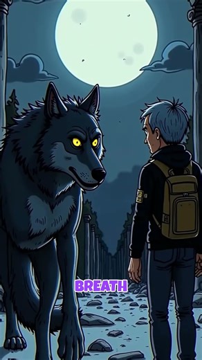 A Wild Wolf Appeared in the Ruins at Night… And It Wasn’t Alone #terrifyingtales #japaneseculture