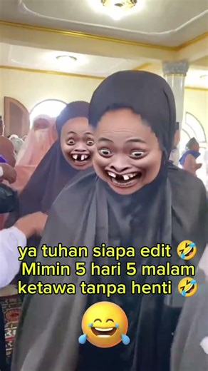 oh my god who edited 🤣 Mimin 5 days 5 nights laughing non-stop 🤣 #viral #funny#hariraya