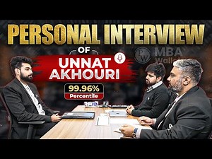 Mock Personal Interview(PI) 1 | IIM Interview Questions and Answers | Unnat Akhouri 99.96%ile