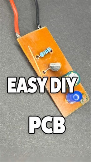 PCB at Home❗️ (So Easy!) #pcb #diy #electronics