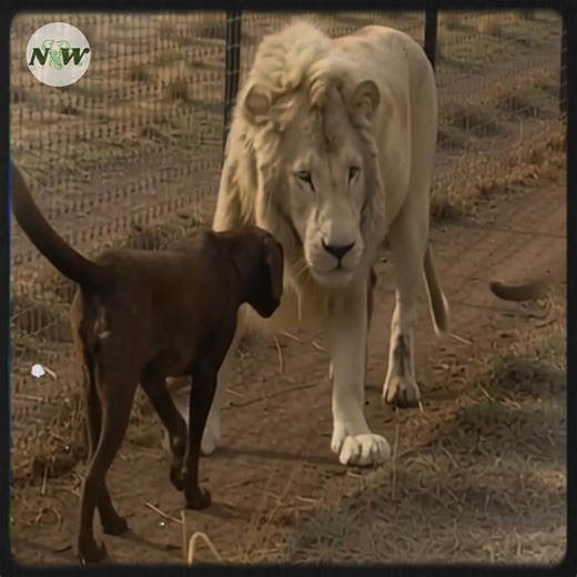 Heartwarming Friendship: A Lion and Dog's Unbreakable Bond—[Full story in cᴑmments]👇 | Nature and Wildlife TV