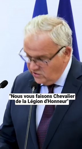 Remise des insignes de Chevalier de la Légion d'honneur, mardi 2 septembre 2025, @interieur_gouv @bruno_retailleau | Thibault de Montbrial