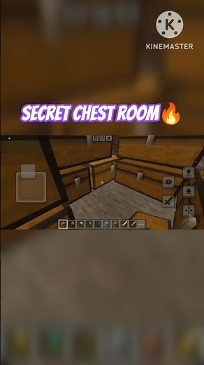 I Build Secret Chest Room In My Underground House 🔥 #Minecraft #Minecraft House #Youtube Shorts