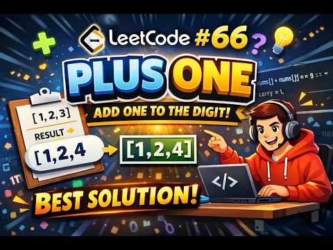 LeetCode 66 – Plus One | Easy Explanation 💻