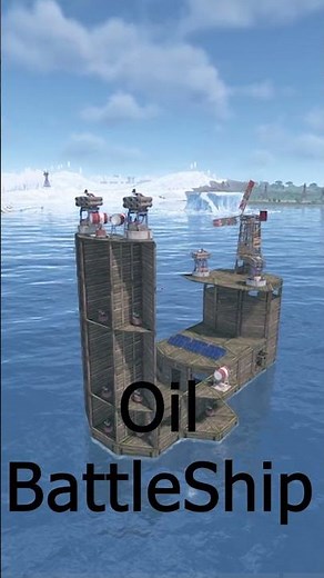 Oil Battleship with Naval update in Rust. #rust #rustgame #teatuesday