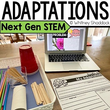 Plant & Animal Adaptations STEM Challenge Activities on Organisms for 1st Grade