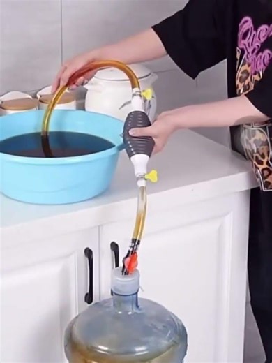 2Mtr Fuel Transfer Pump Kit – Portable Manual Hand Pump with High Flow Hose