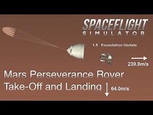 MARS PERSEVERENCE ROVER | Blueprints | Take-Off and Landing | SFS 1.5
