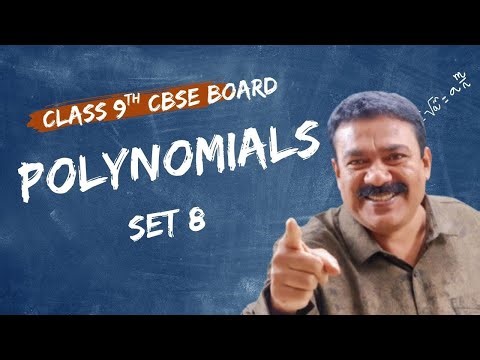 9th CBSE I Polynomials I Set 8 I Reji Jose Tuition