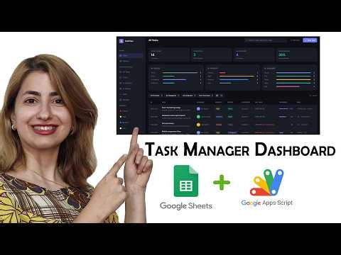 Build a Professional Task Manager Dashboard with Google Sheets & Apps Script