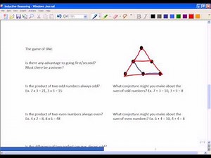 Mr Joyce - Foundations of Math 11 - Making Conjectures (Inductive Reasoning)