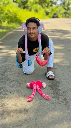 Mini Coloring Earmuffs Vs Real Headphones Unboxing Review |