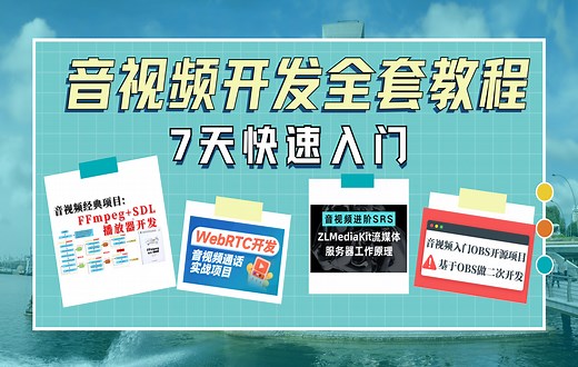 2024年 音视频开发知识技术合集（基础入门到高级进阶）