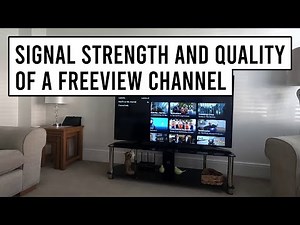 How to View the Signal Strength and Quality of a Freeview Channel on a Phillips Television
