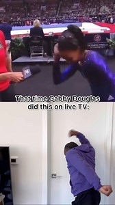 8M views · 85K reactions | She said she’d do the dougie and started Skiing 藍⛷️ #olympics #gymnastics #GabbyDouglas #SimoneBiles #olympics | Charles Brockman III | Facebook