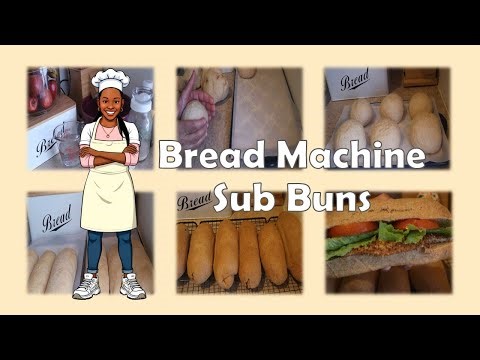 Easy Bread Machine Sub Buns | Freshly Milled Flour Recipe