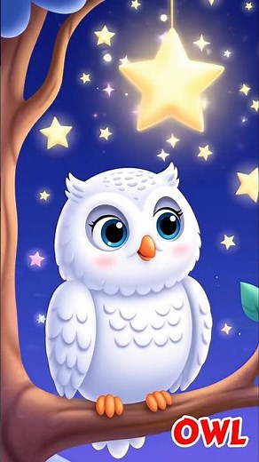 🦉 Owl Puzzle – Learn Birds ⭐ | Twinkle Twinkle Little Star #cocomelon #toddlerlearning #shorts