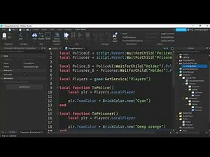 How to make Change Team System on Roblox Scripting Tutorial