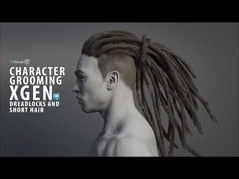Realistic Dreadlocks using Xgen in Maya | Character Grooming Course Trailer | Rastas