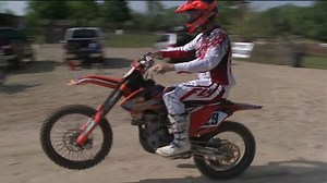 Chip does motocross at Aztalan, one of the oldest motocross clubs in the Midwest