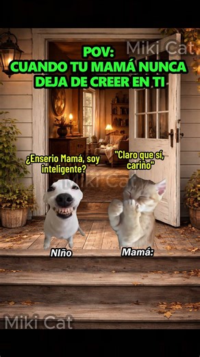 POV: When your mom never stops believing in you #cutekittens #miki #catlove