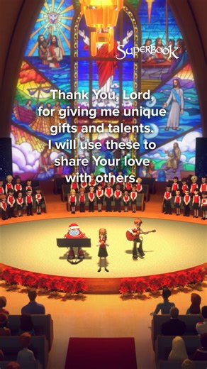 May our gifts be used for Your glory alone, God! 🙌 . . . . . SUPERBOOK Bringing Bible Stories and Jesus' love to kids everywhere Series App Academy Outreach | Superbook