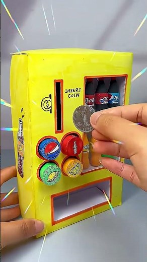 Manual Diy Vending Machine#Diy #Craft #Handmade #Homemadepapercraft #Toys