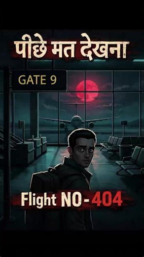 Flight No. 404 ✈️ | पीछे मत देखना… Gate 9 ka Sach 😨 | Darr files |