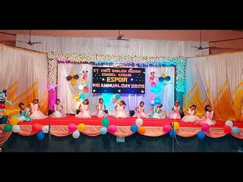 Wonderful Dance Performance 🌟💃 | KG Students | St. Ann’s English Medium School, Kadaba